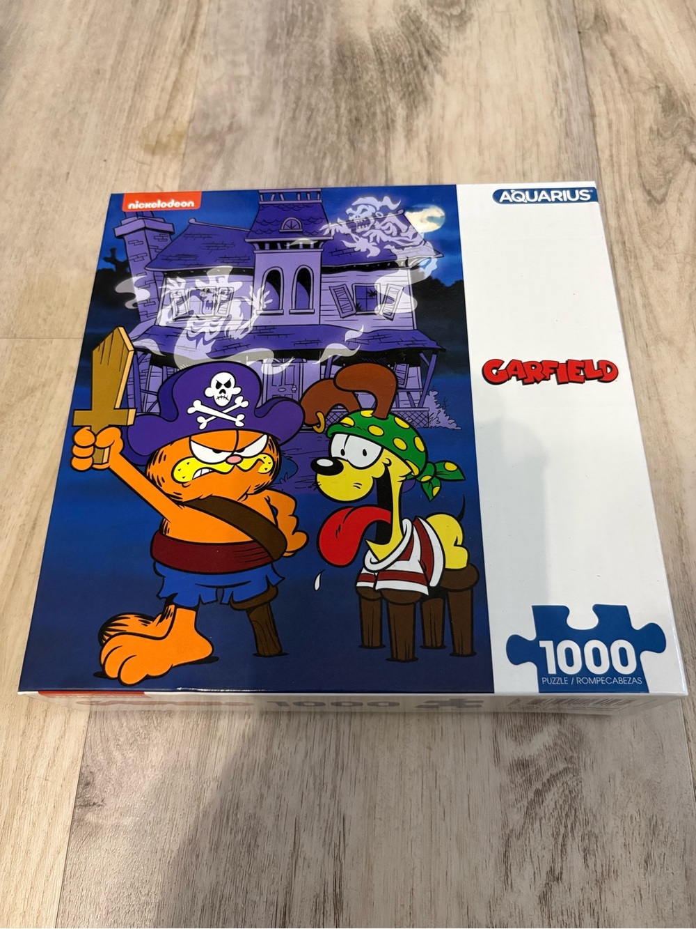 Aquarius Garfield Odie Halloween Pirate 1000 Piece Jigsaw Puzzle Nickelodeon